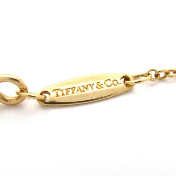 Tiffany & Co (tiffany & Co) Necklace Viser Yard 18K Yellow Gold X Diamond 1P - Picture 5 of 8